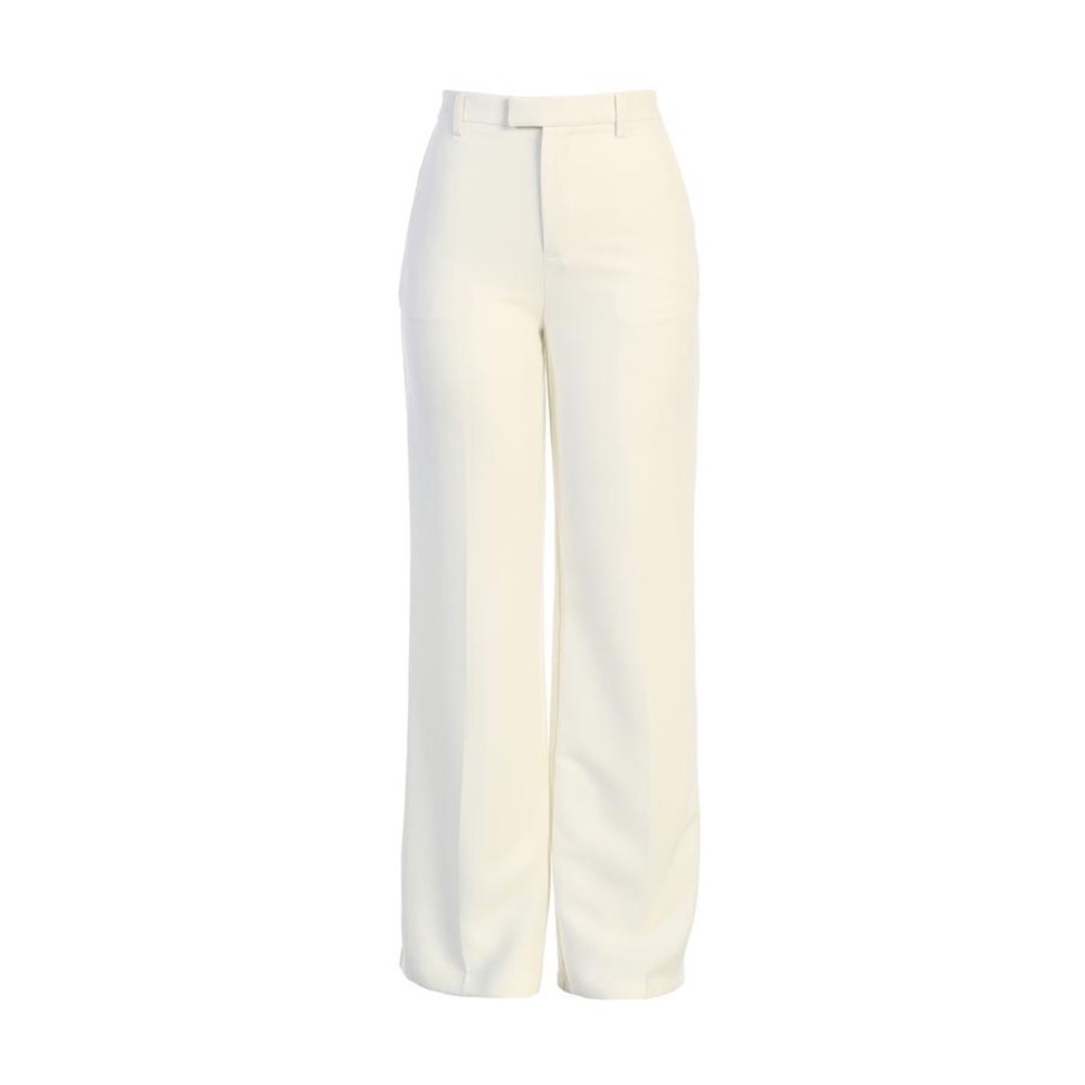NWOT JLUXLabel White Lewis Tailored Trousers